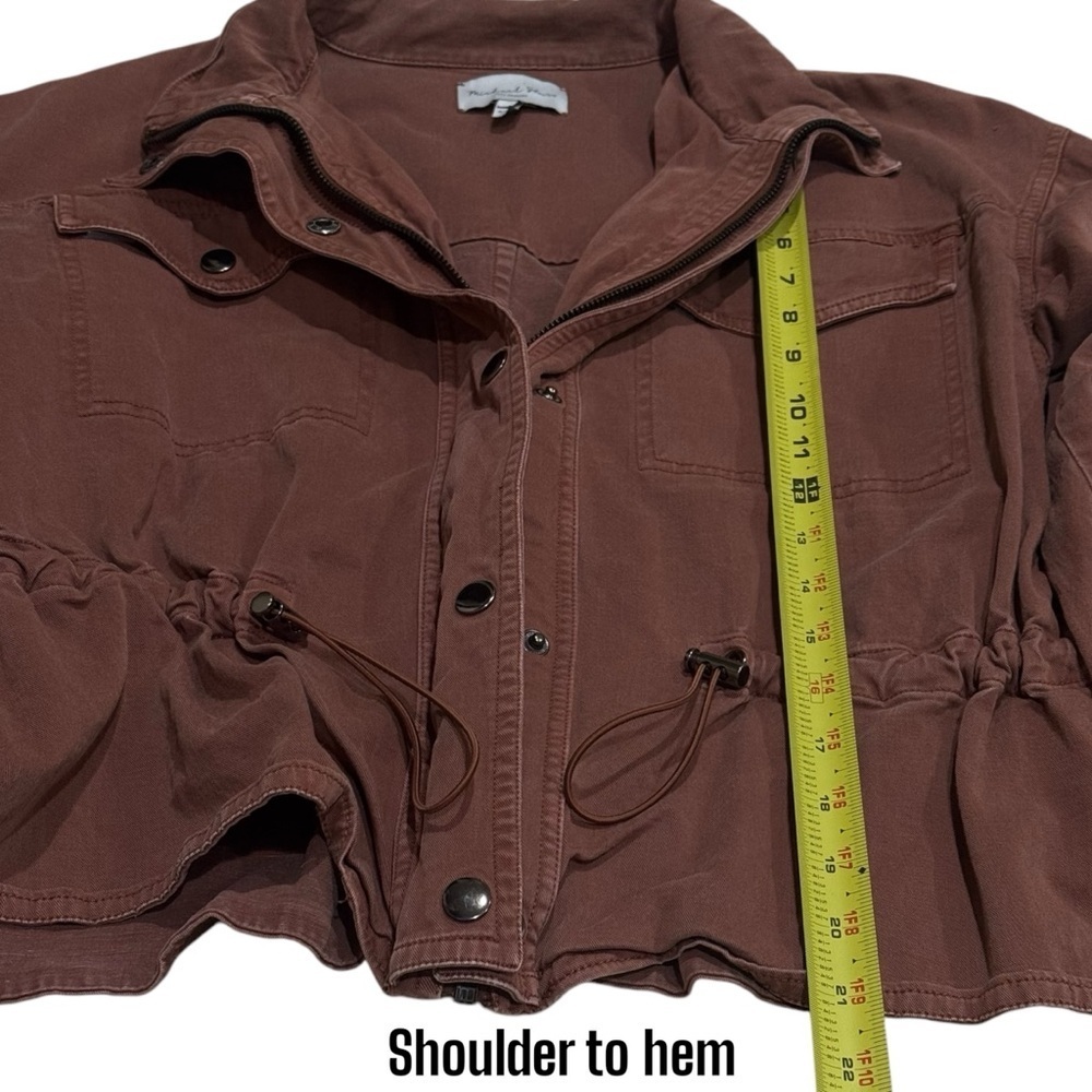 Michael Stars Ingrid Utility Jacket in Color Rust Women’s Size M - Picture 13 of 13